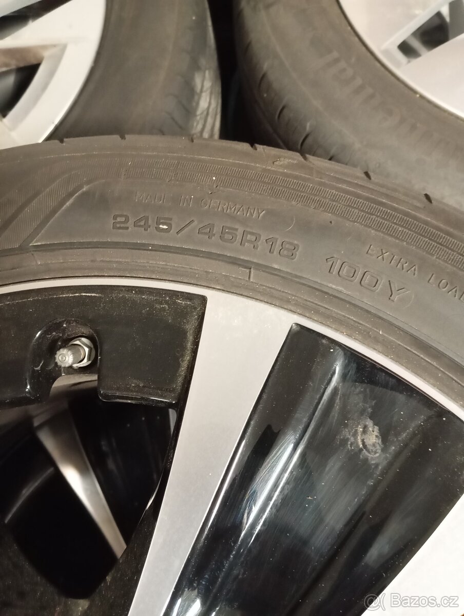 Prodám ALU kola 245/45 r18 - 3