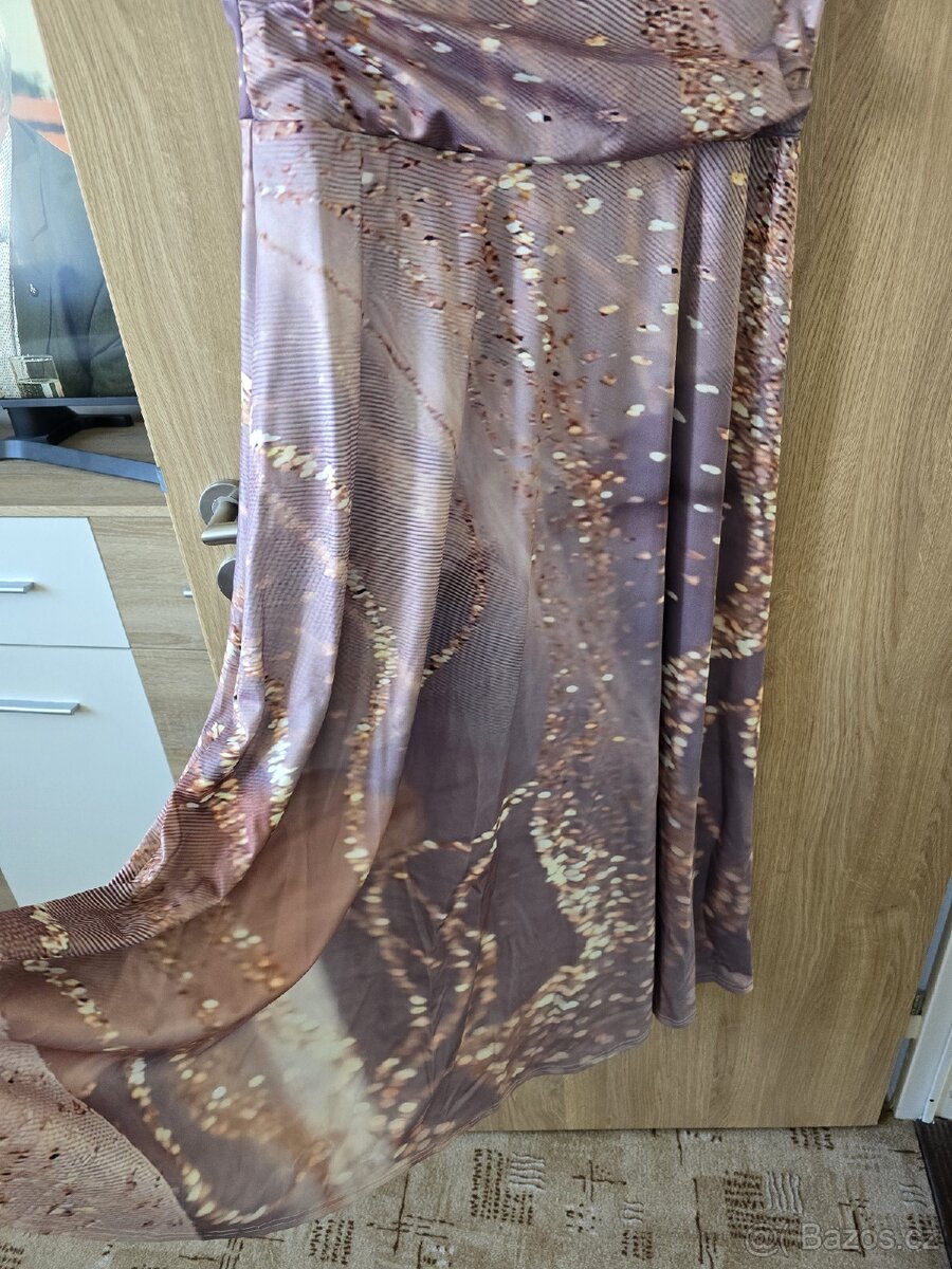 Dámské dlouhé šaty vel. L - 3