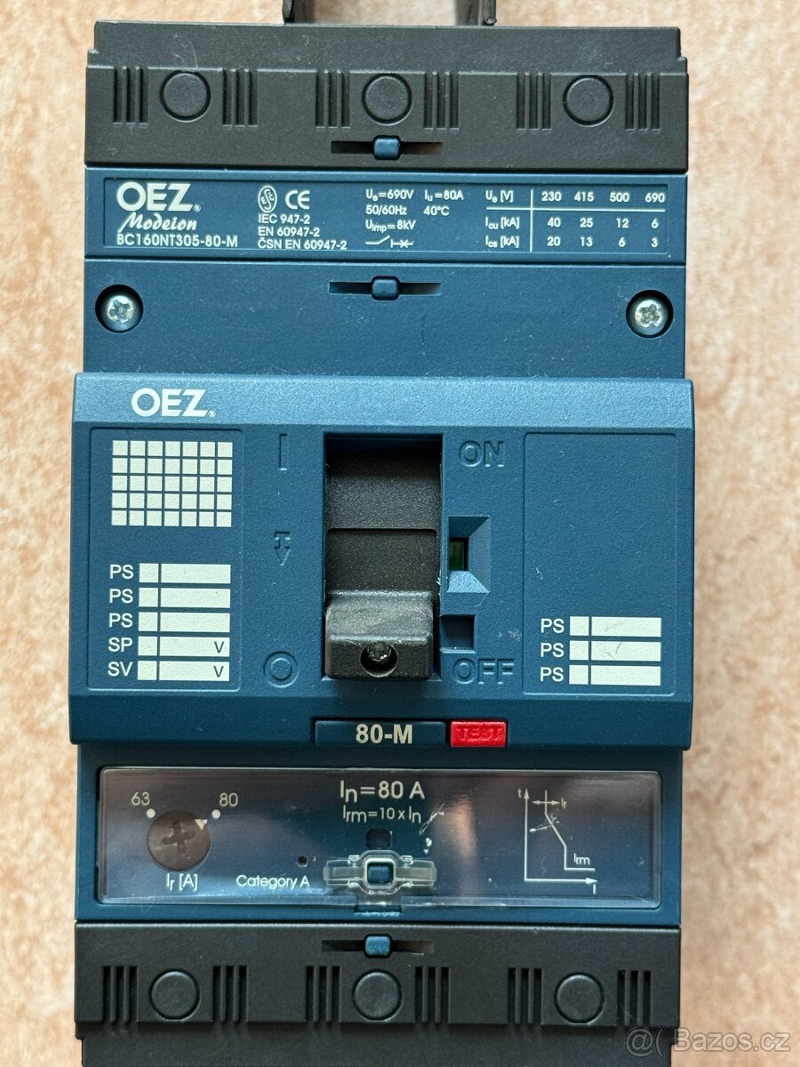 Jistič OEZ MODEION BC160NT305-80-M Více kusů k dispozici - 3