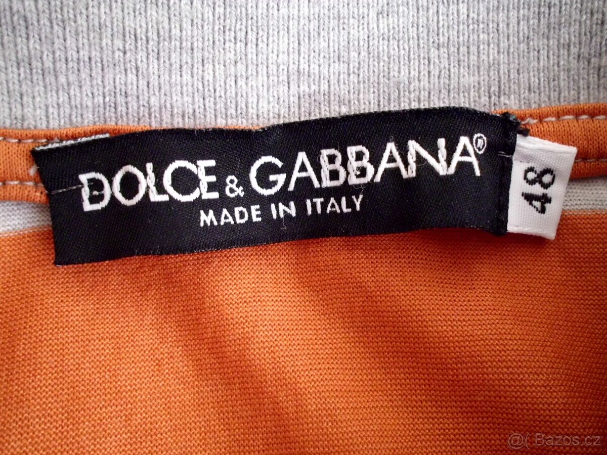 Dolce&Gabbana pánske slim pólo tričko M 48 - 3