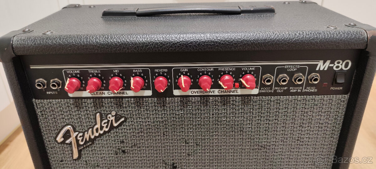 Kytarové kombo, zesilovač Fender M80, efekty ZOOM 1010 - 3