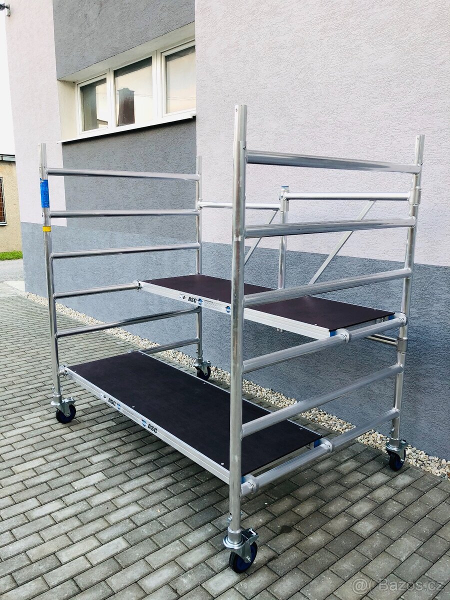 Pojízdné hliníkové lešení. AL 135 - ZESÍLENÉ - 3