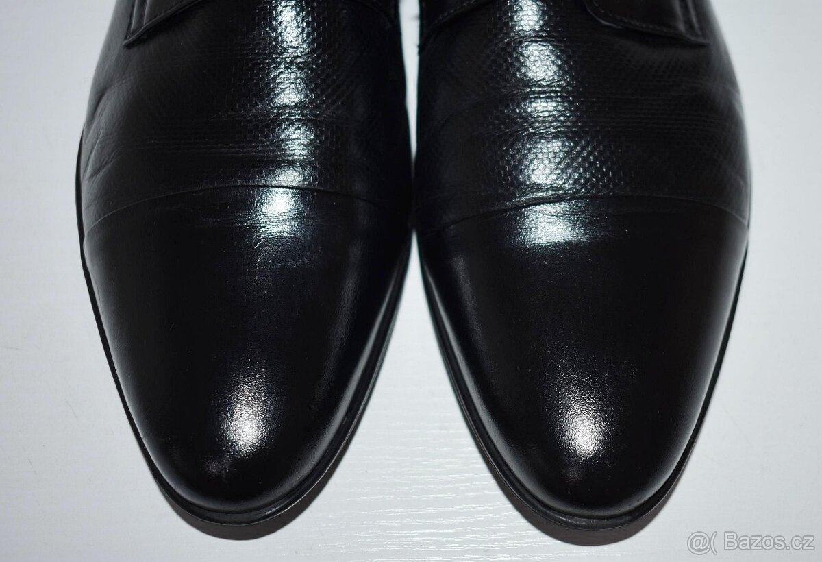 Pánské kožené polobotky, vel. 42 - 3