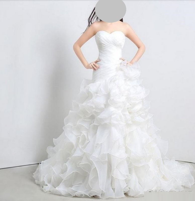 NOVÉ SVATEBNÍ ŠATY VEL. 16 (XL-XXL) - 3