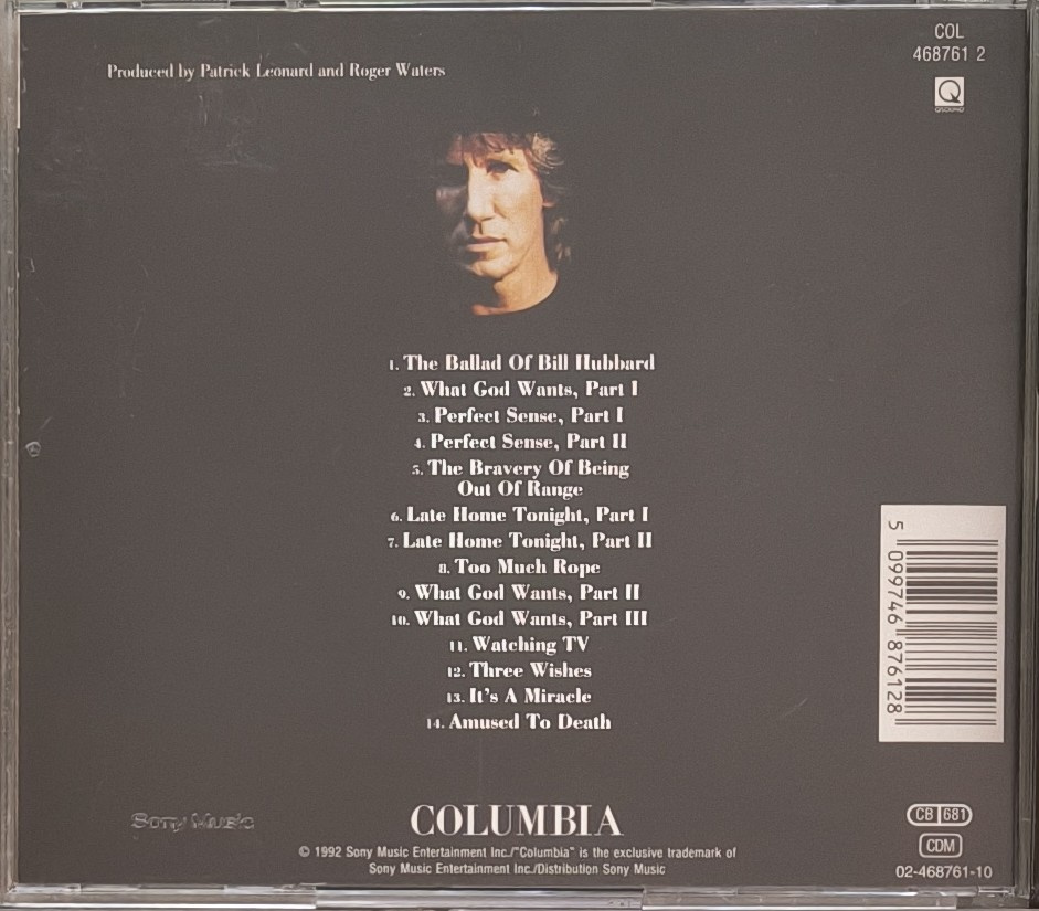 CD Roger Waters: Amused To Death - 3