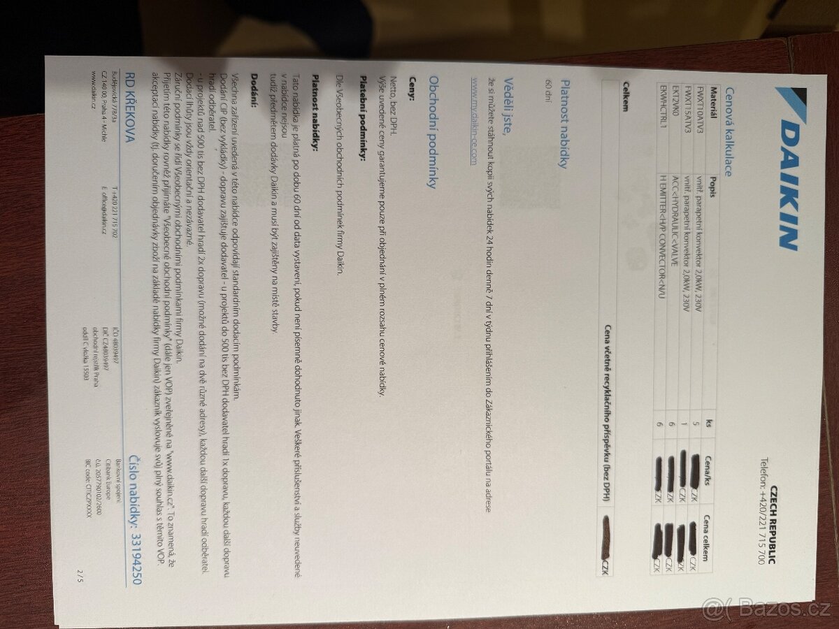 Nastenne jednotky Daikin - 3