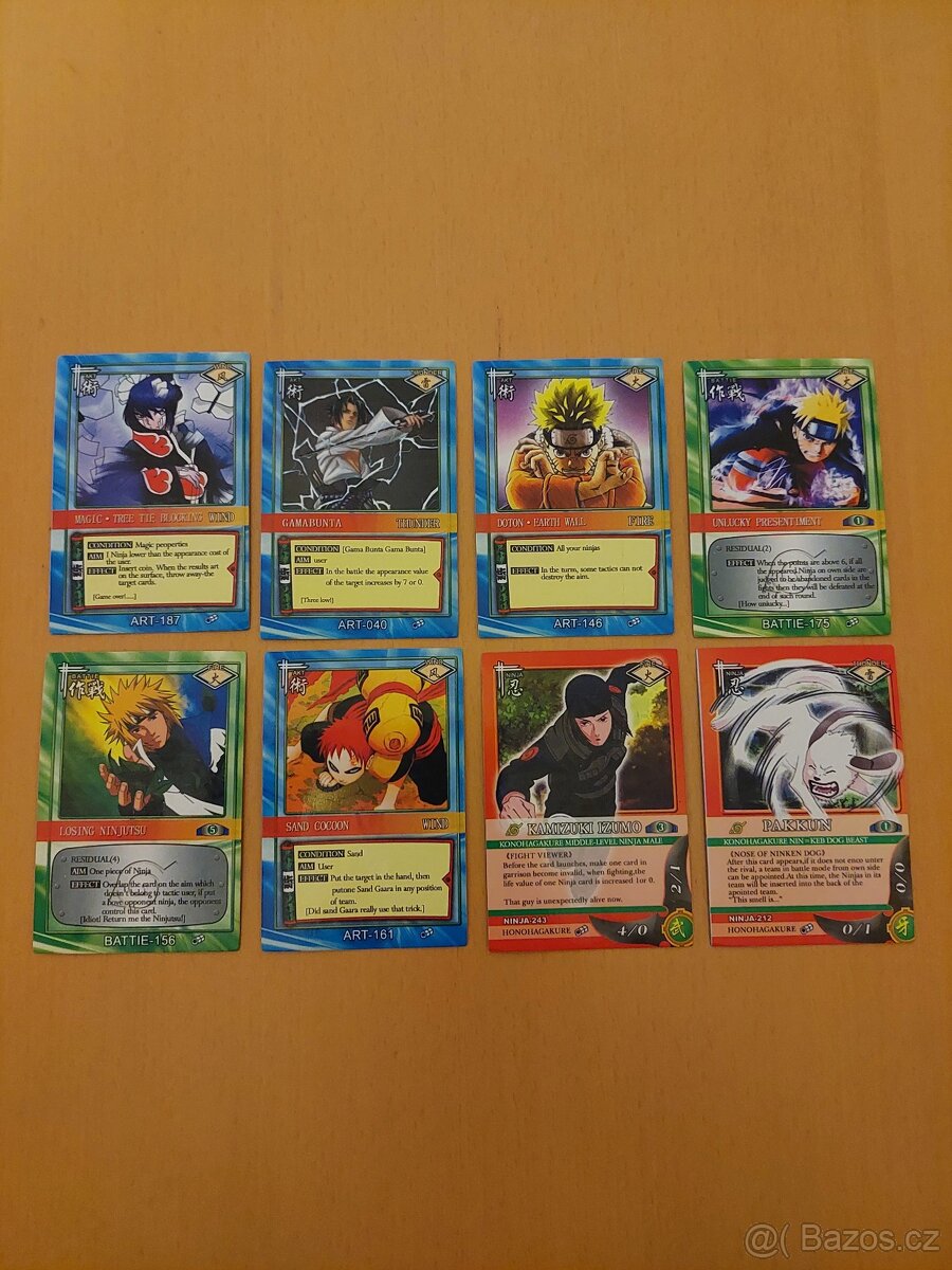 Albert, Penny, KHL Stars, Naruto Cardgame - Katričky - 3