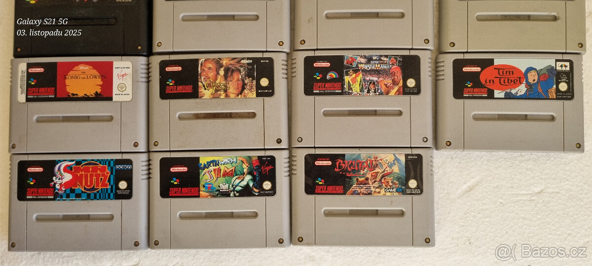 STARÉ TV VIDEOHRY - SUPER NINTENDO SNES 1993 - 3