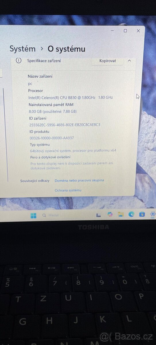 Toshiba Satellite C850 - 3