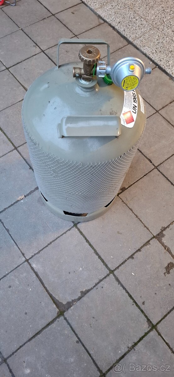 Plynová bomba 11kg + redukční ventil - 3
