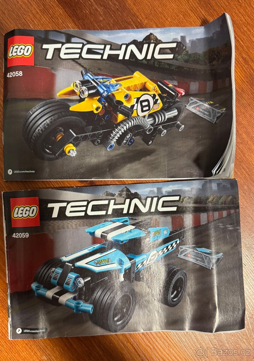 LEGO 42058 Motorka a 42059 Náklaďák pro kaskadéry - 3