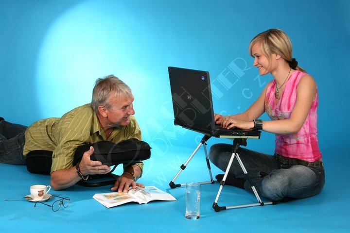 MODOM - Polštář při využívání notebooku PC 802 pratelný - 3