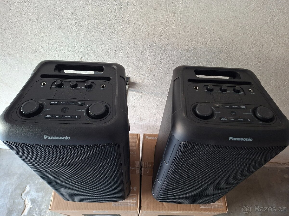 2x Party reproduktor Panasonic SC-BMAX10E-K černý - 3