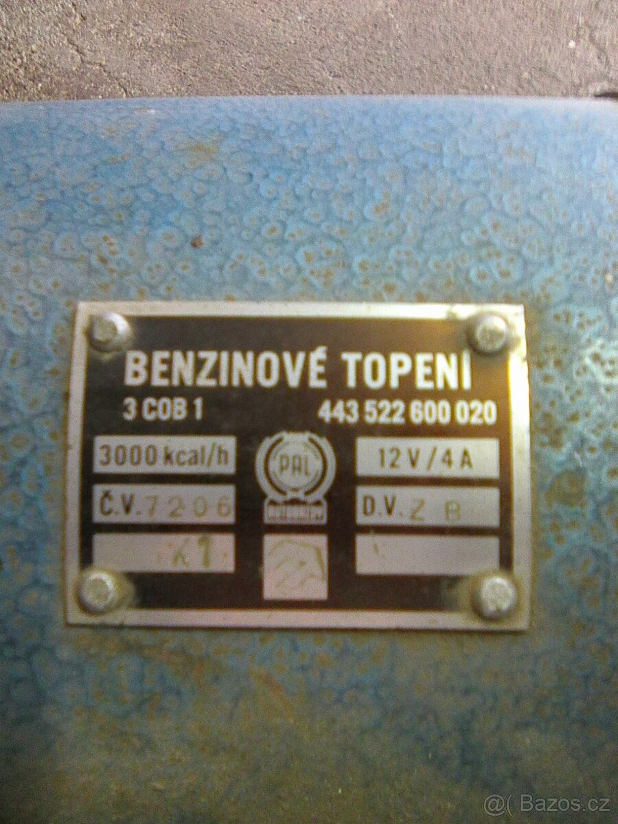 Benzinové topení -TATRA 603? - 3