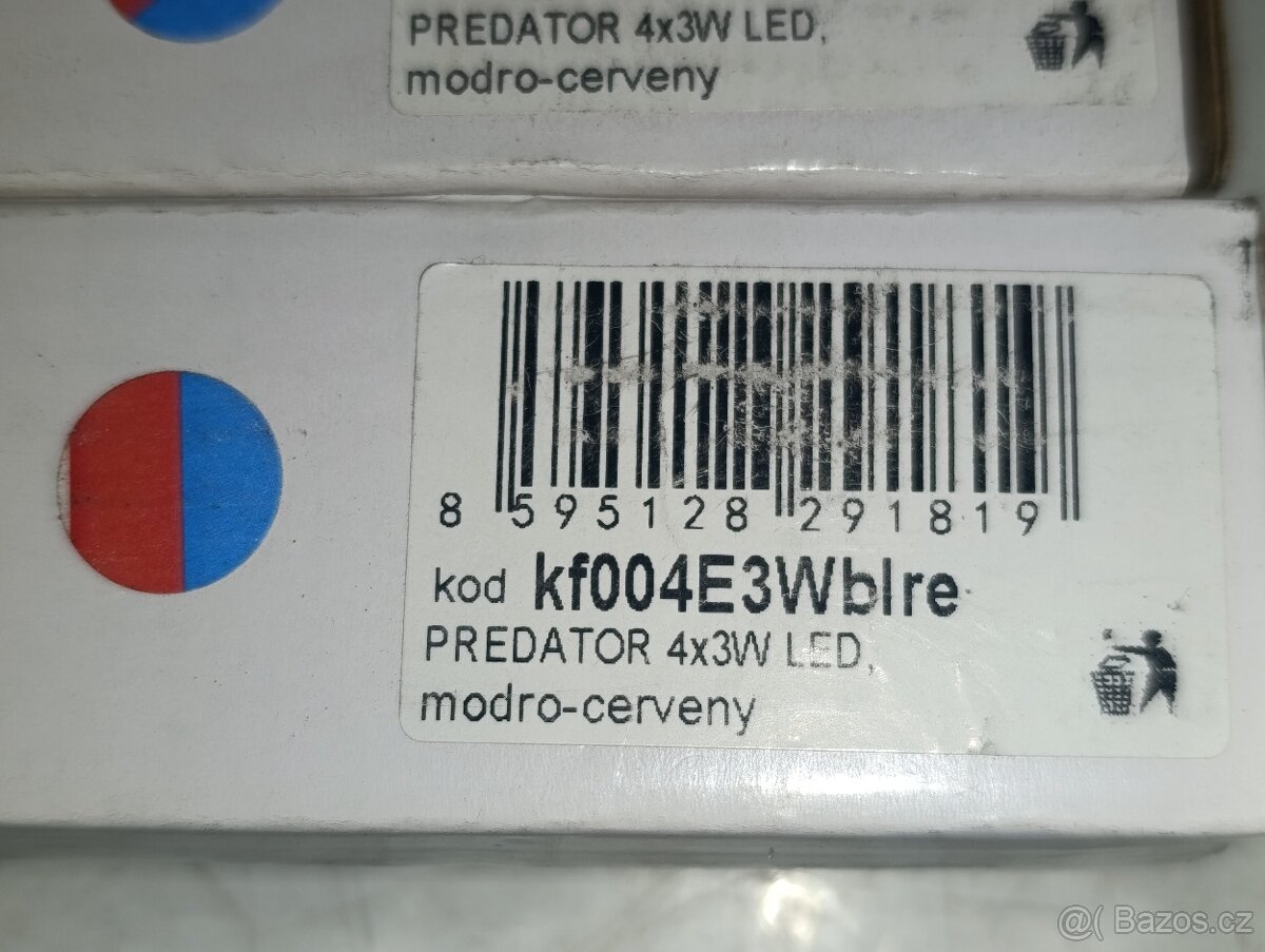 Predátor led osvětlení červeno modre - 3