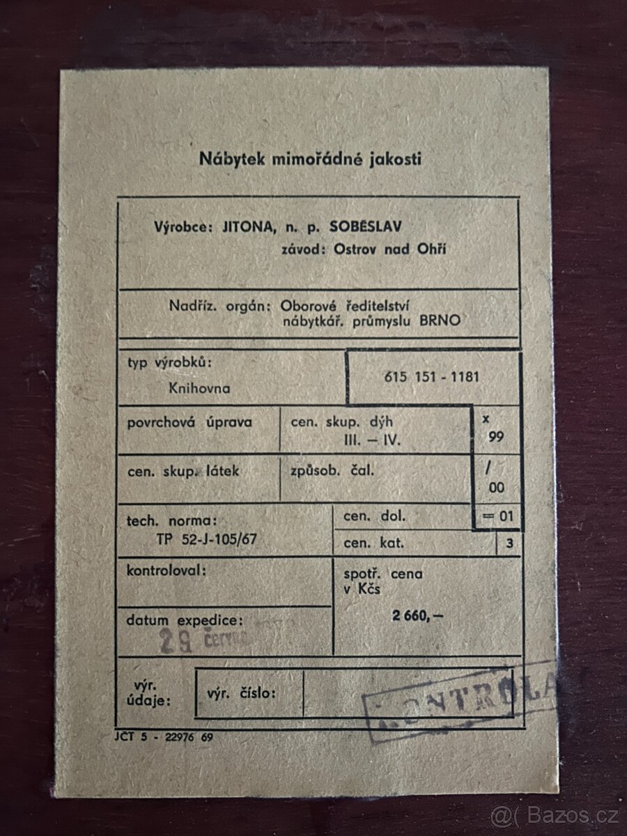 retro nábytek Jitona - 3