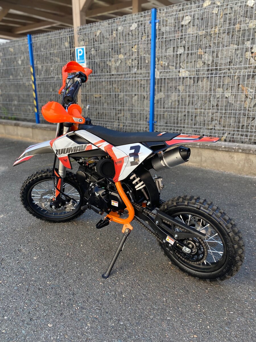 Pitbike Zuumav S3 125cc 14/12 - oranžová