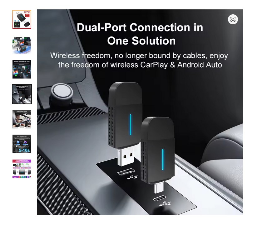 bezdrátové Android Auto / Apple CarPlay - 3