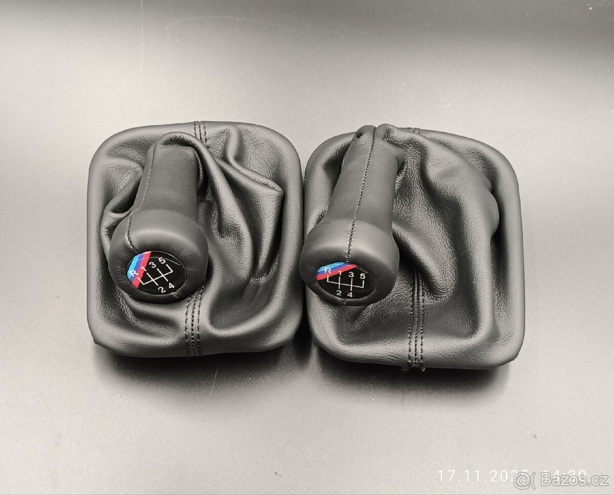 BMW E30 hlavice řadící páky s manžetou - 3