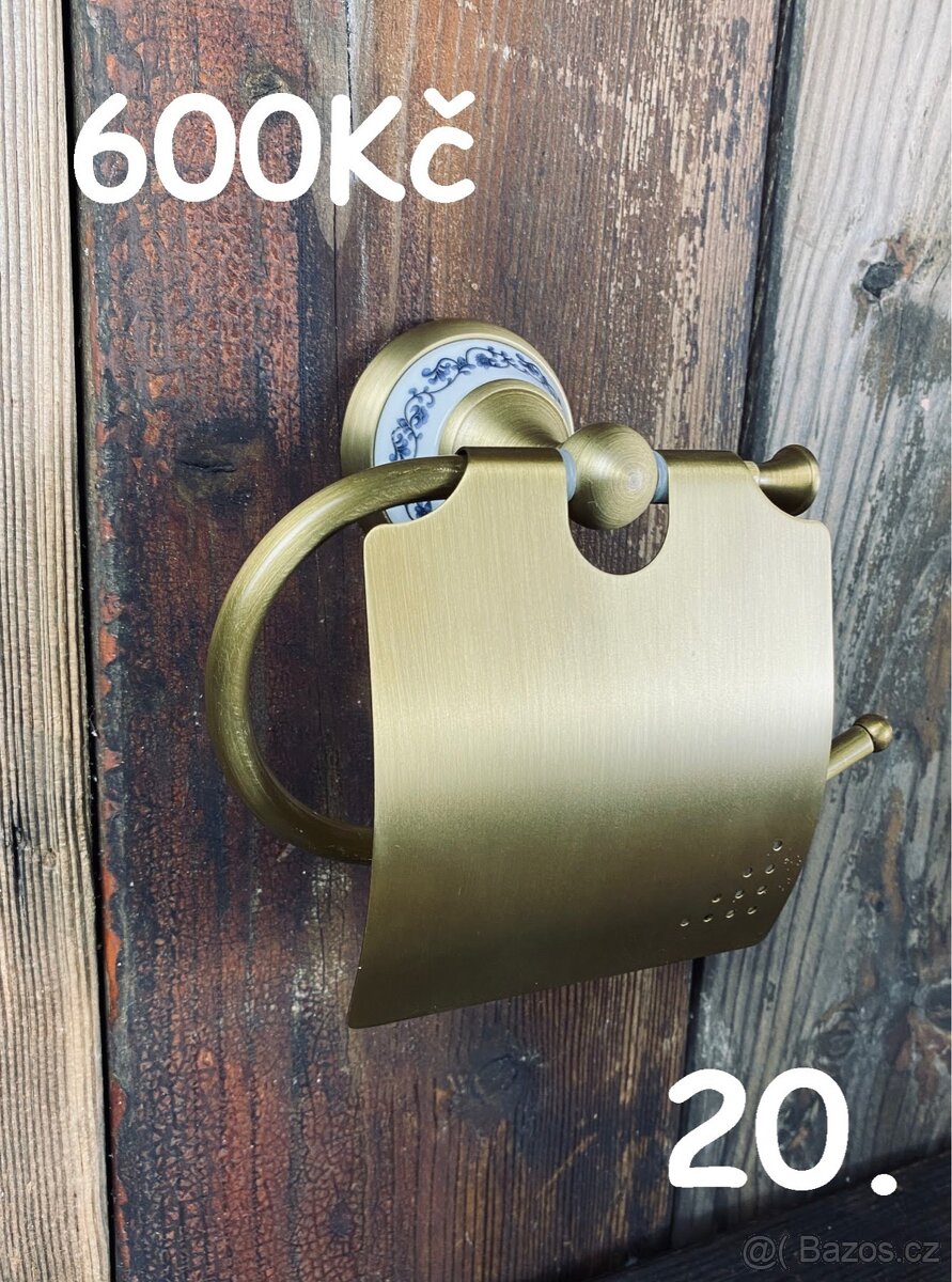 Mosazné koupelnové doplňky - 3