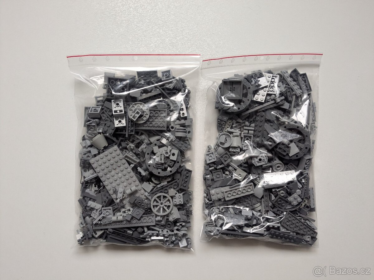 Lego dílky - šedé - 3