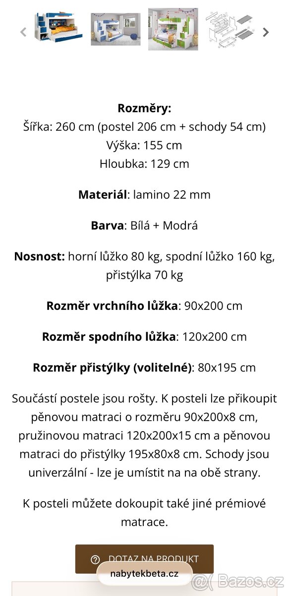 Patrová postel - 3