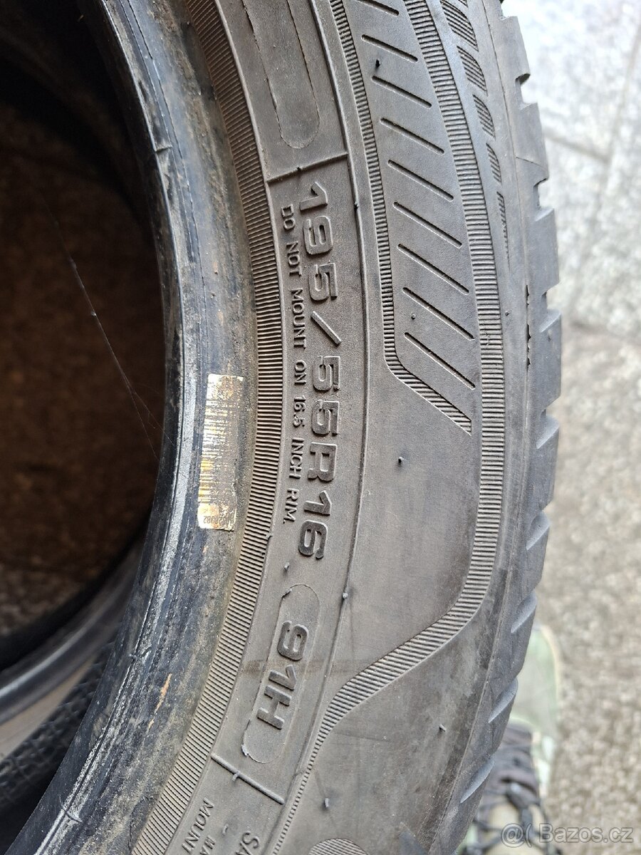 2x celoroční pneu 195/55 R16 - 3