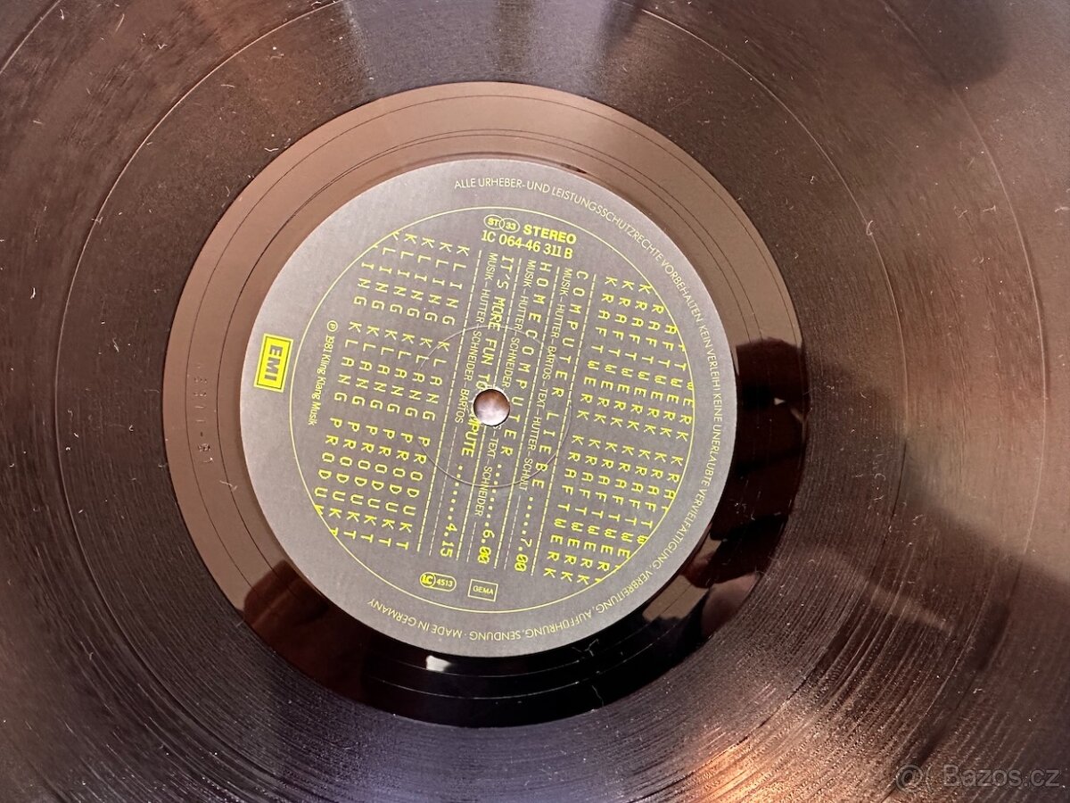 LP / Kraftwerk – Computerwelt (synth-pop) '81 (first pres - 3