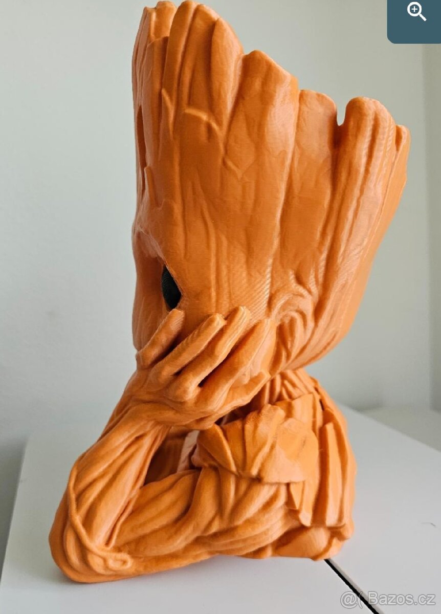 Groot květináč, 3d tisk - 3