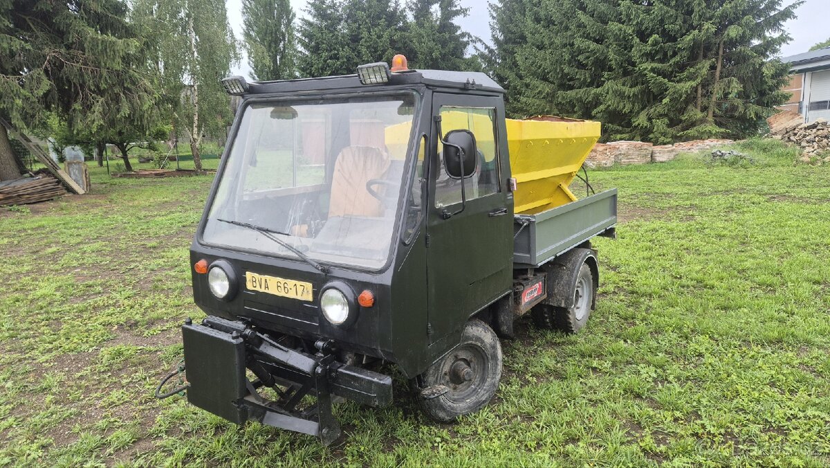 Multicar M25 s radlicí sypačem+smeták - 3