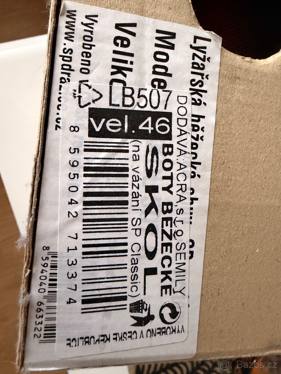 Lyžařské běžecké boty SKOL vel. 46 - 3