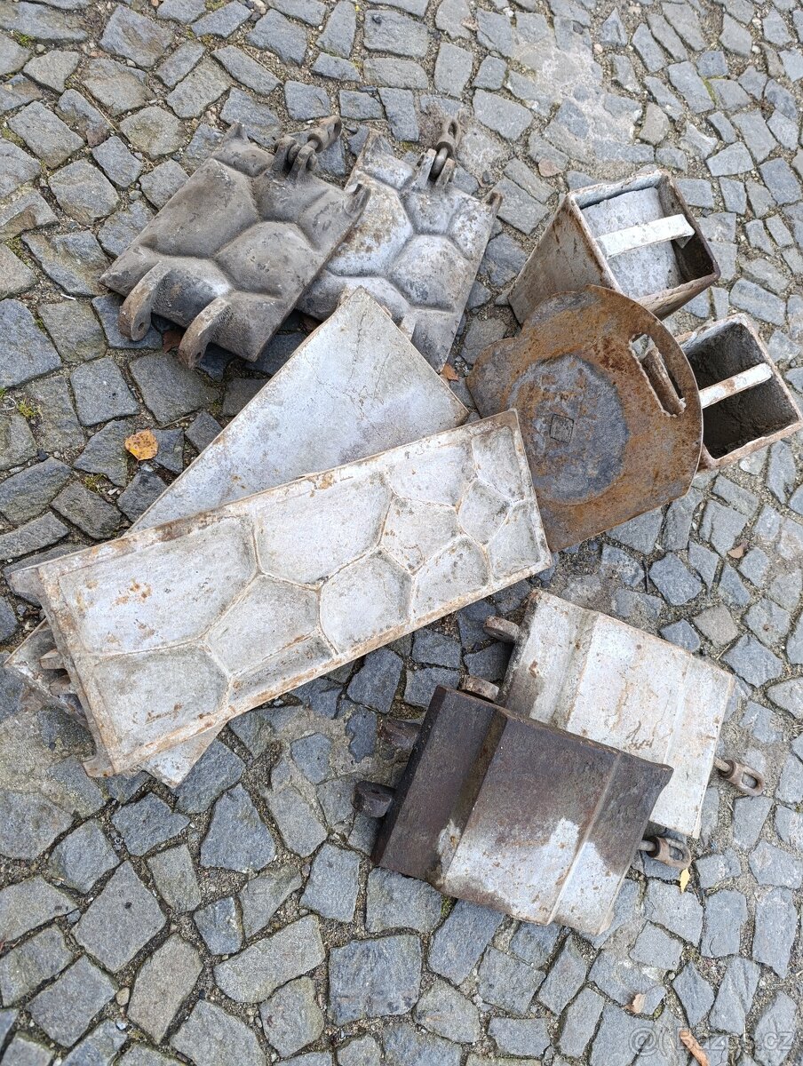 Forma na staré tvárnice, staré ztracené bednění - 3