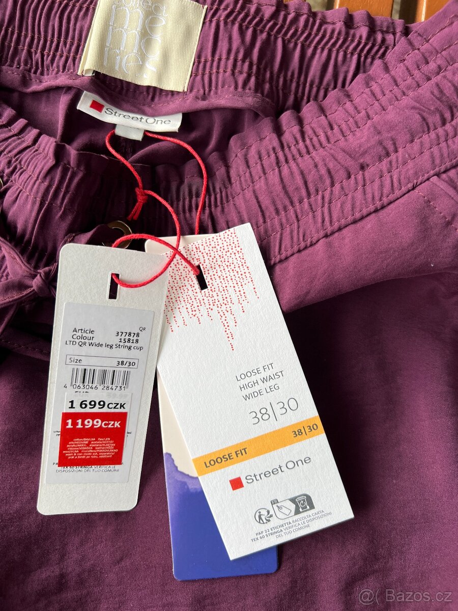 Široké kalhoty Street One, vel. 38 - 3
