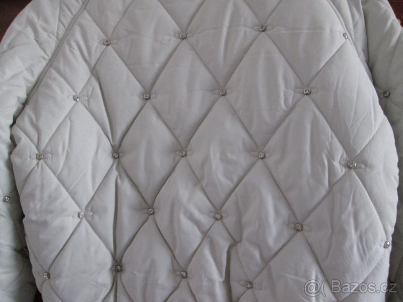 Zimní bunda, bomber s kamínky, vel. 38 - 3