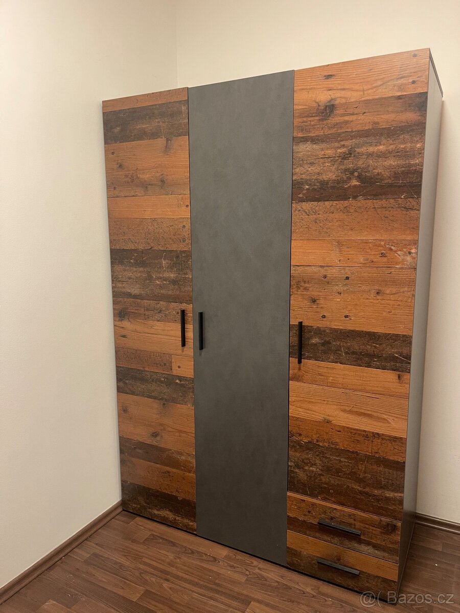 Šatní skříň, předsíňová stěna, komoda/botník - 3