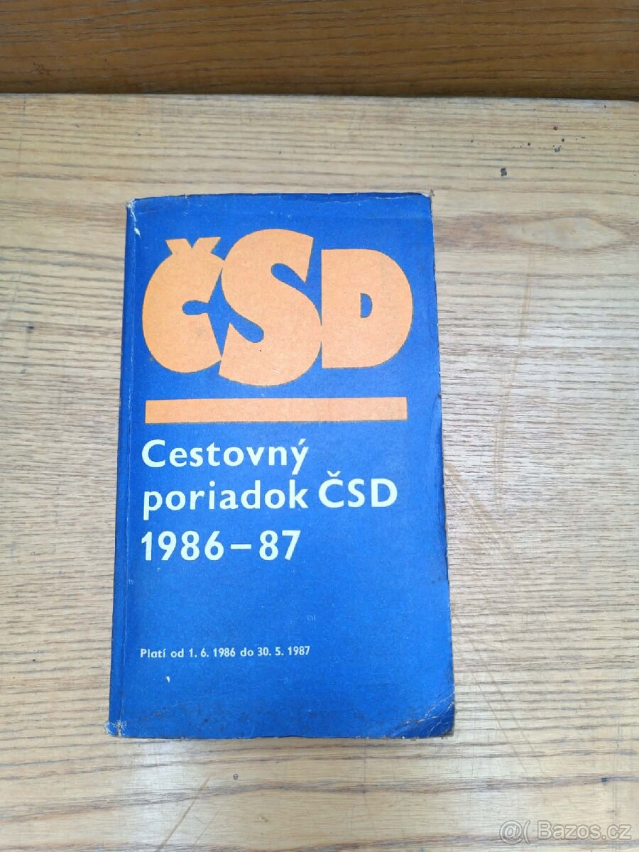 Prodám jízdní řády ČSD - 3