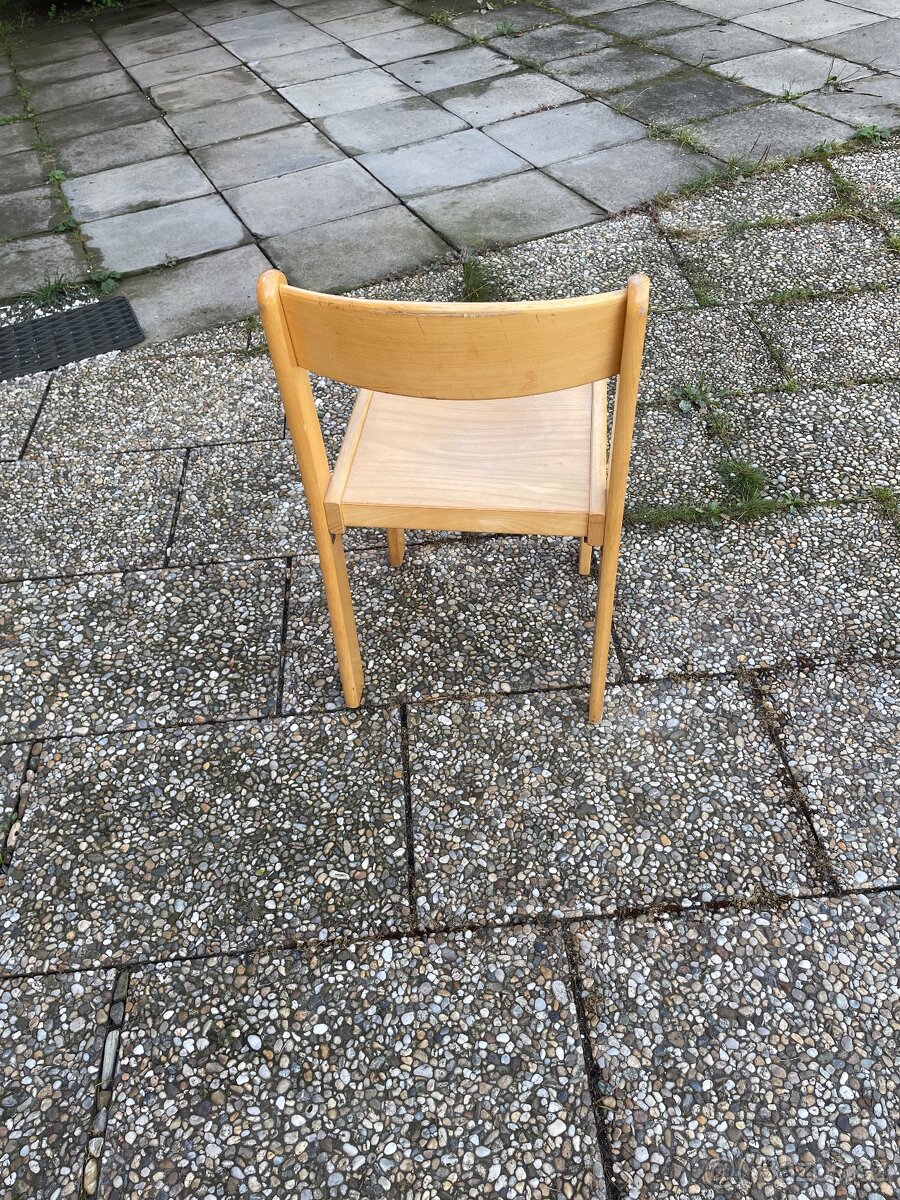 Dřevěné, nerozbitné, kvalitní židle 7 ks - 3