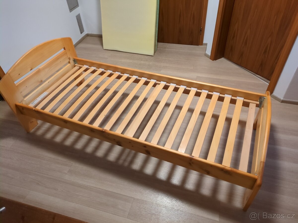 Postel z masivu 80 x 200 s matrací - 3