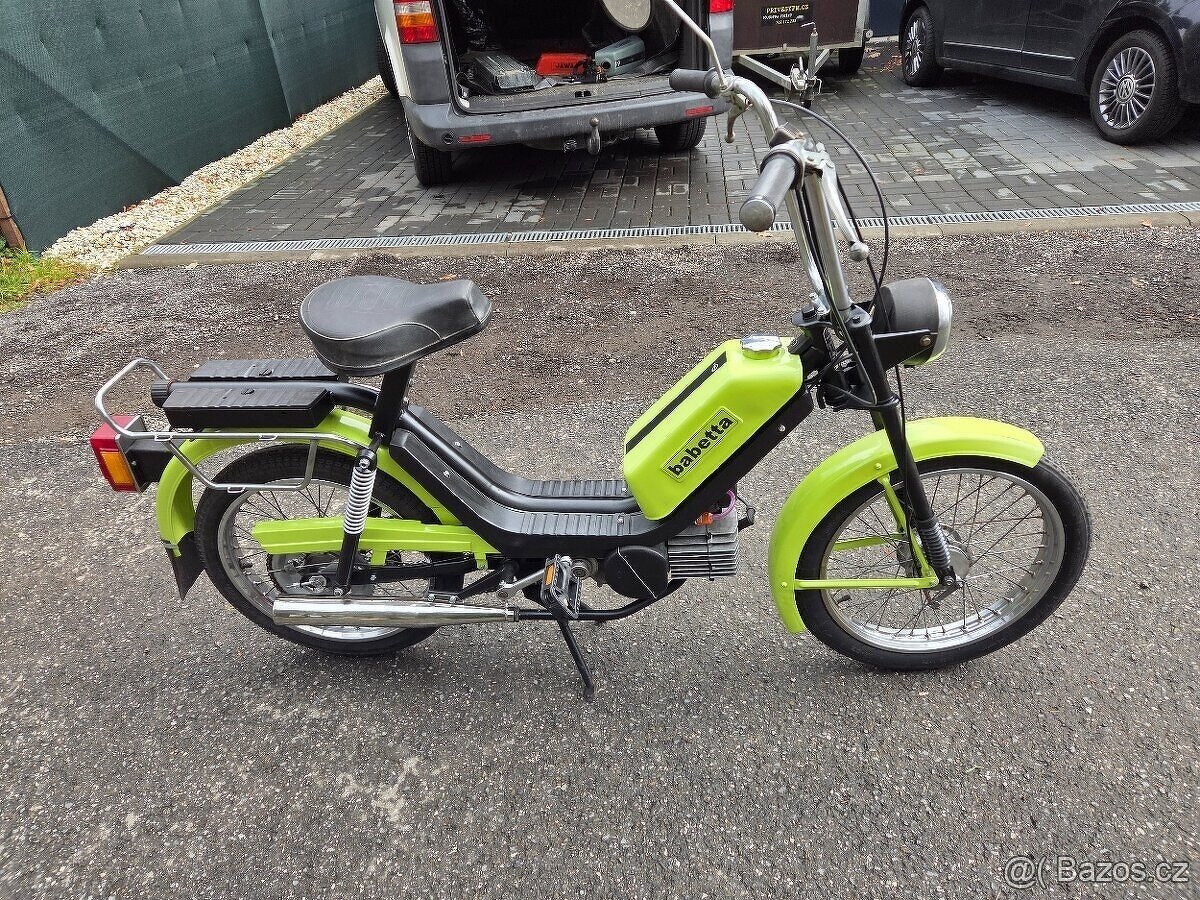 Babetta 210(215) 1.rychlostní po GO, nový lak, s kartičkou - 3