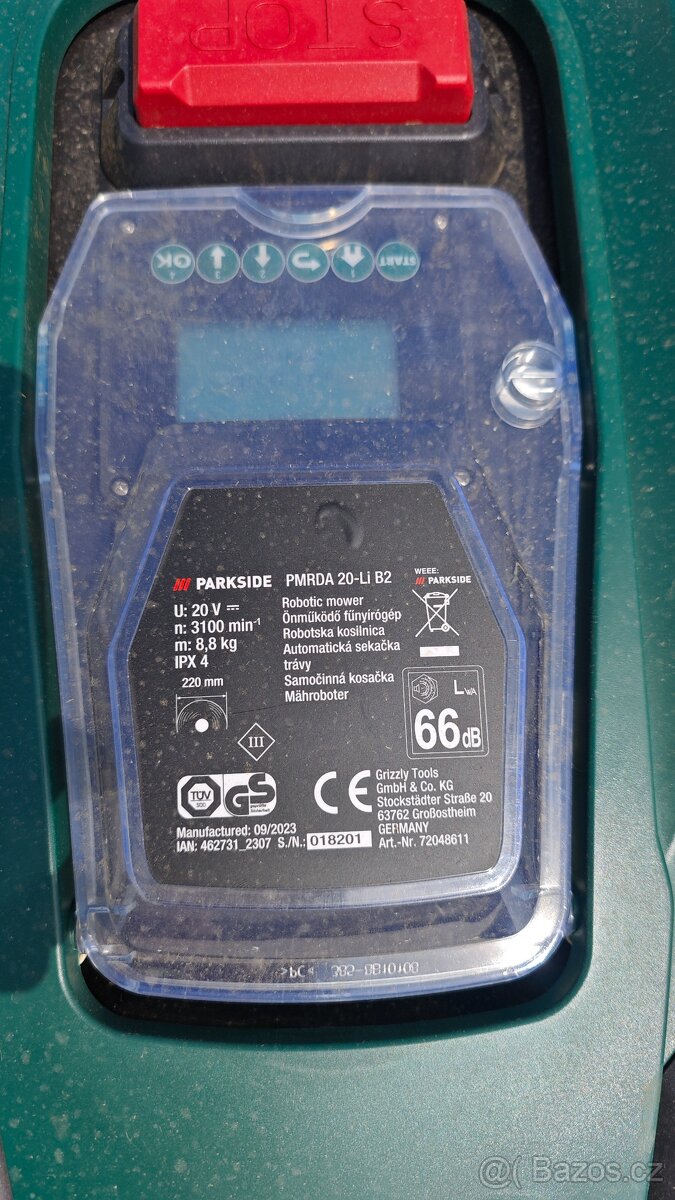 parkside robotická sekačka smart pmrda 20-li b2, 4 ah - 3