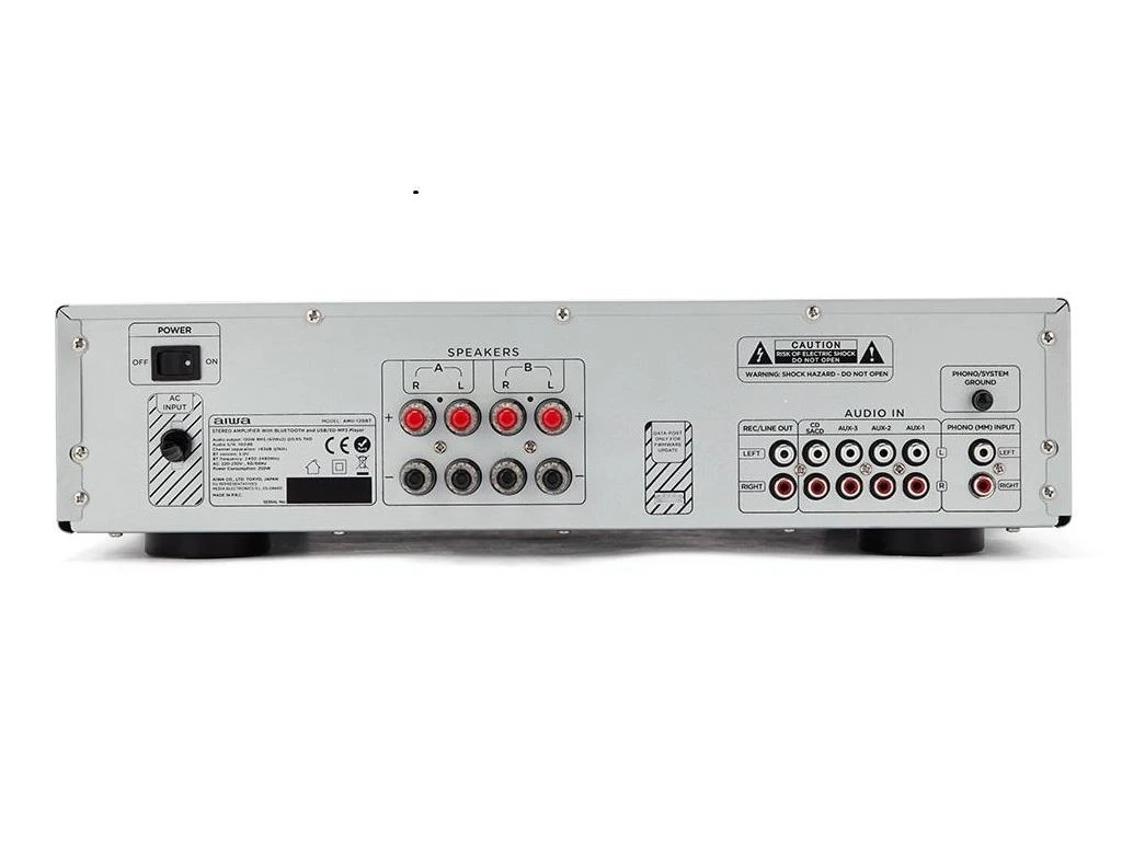 Prodám zesilovač AIWA AMU-120BT Silver - 3