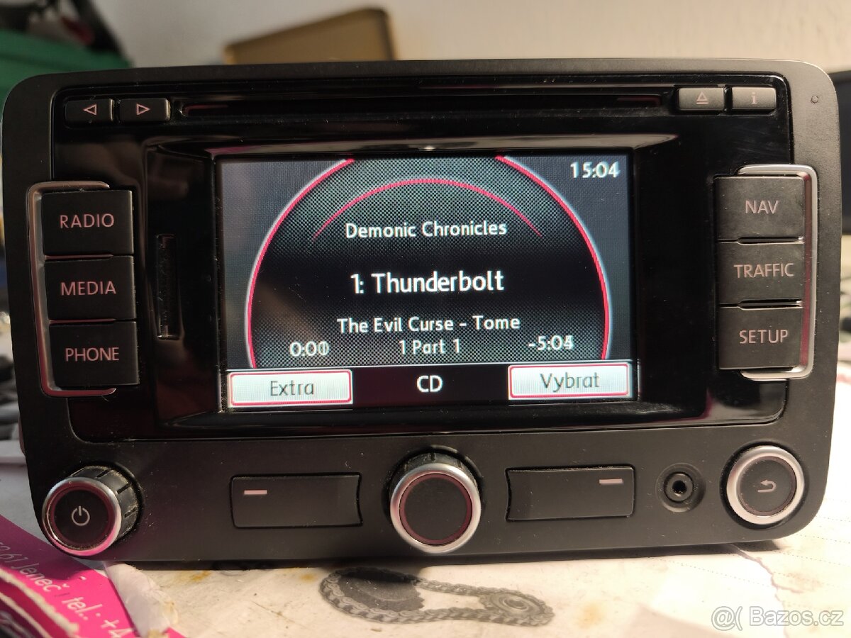 VW RNS315 BT DAB autorádio navigace 3C0035279M - 3