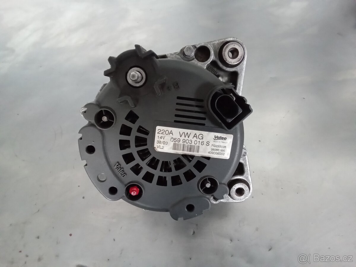 VW Touareg 3.0 tdi do roku 2010 alternátor, starter - 3