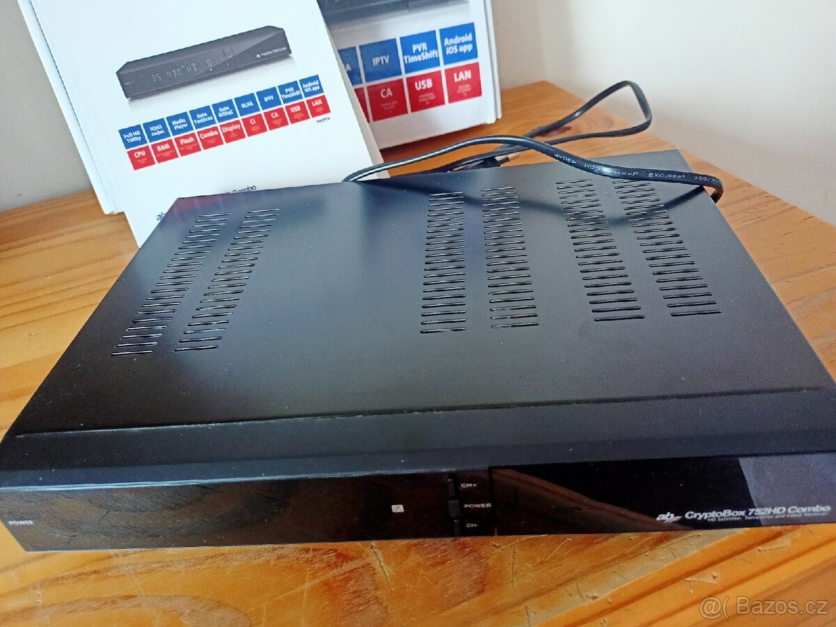 Satelitní přijímač AB Cryptobox 752HD Combo - 3