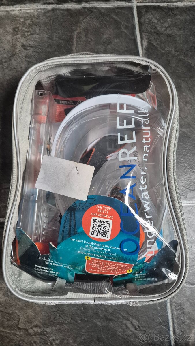 Obličejová maska k potápění junior - 3