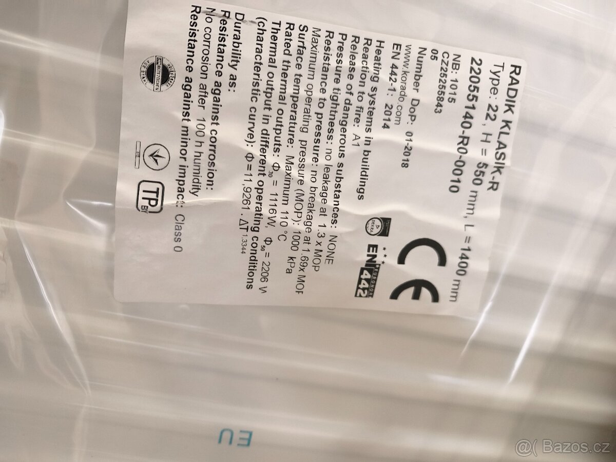 Korado Radik, TYP 22, H=550, L=1400 - 3