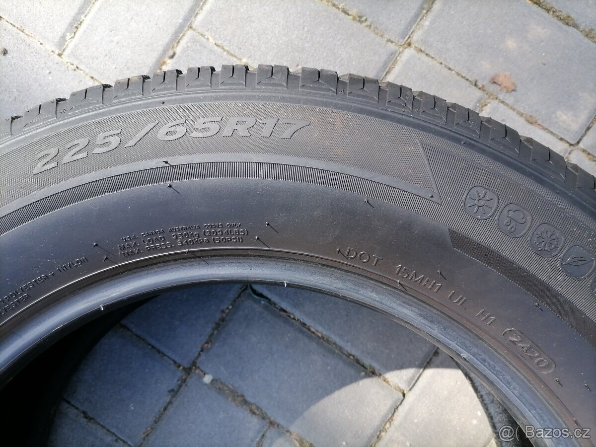 Mazda CX-5 2celoroční pneu 225/65R17 nepoškozené - 3