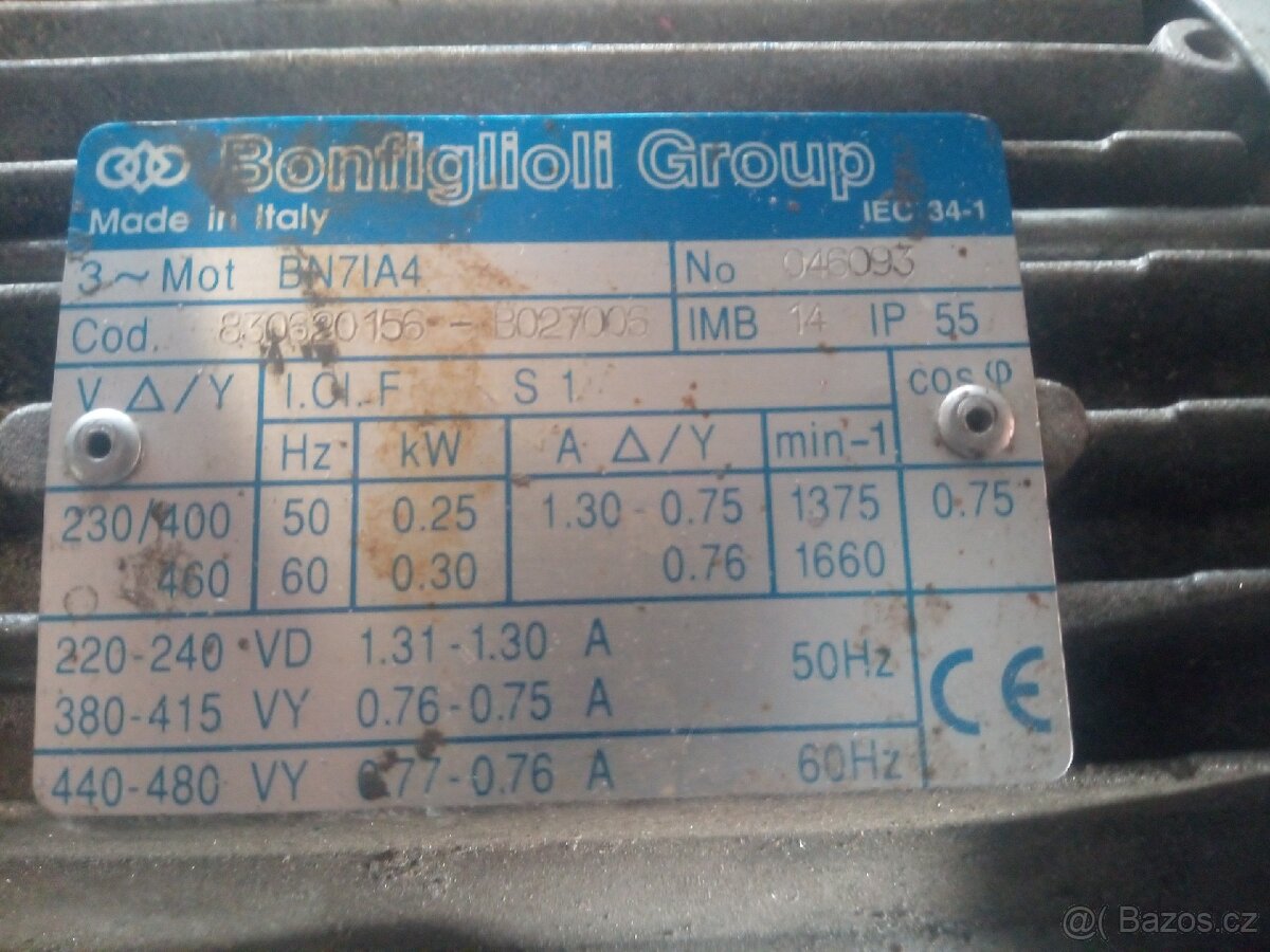 El.motor s převodem - 3