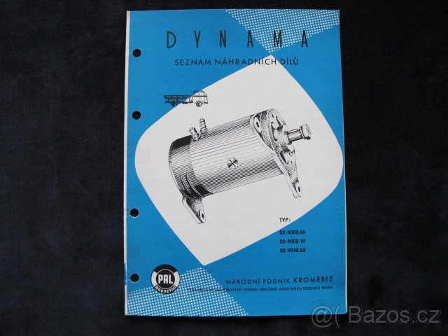 Dynamo seznam náhradních dílú PAL Magneton - 3