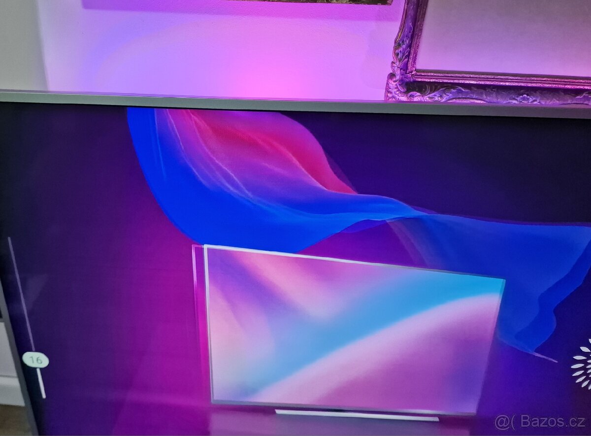 Led Smart tv Philips 146cm Android,Ambilight - 3